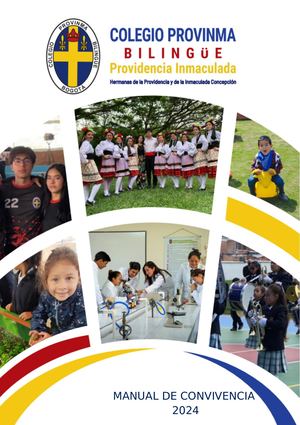 Manual De Convivencia  2024