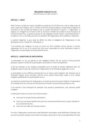 Jeu Concours Ma Retrainspective