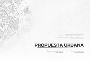 Propuesta Urbana Mariangel Mainez Ci 30 406 346