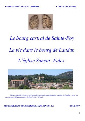 PDF 10 Le Bourg Médiéval de Sainte-Foy L'église de Sancta-Fides