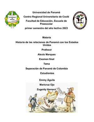 Examen Final De Historia