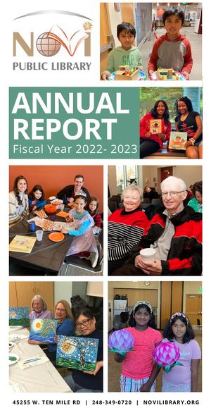 Novi Public Library Annual Report 2022 2023