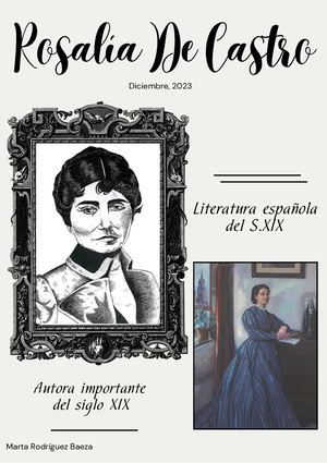 Rosalía de Castro Marta Rodríguez 4 ESO A