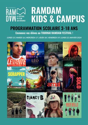 Dépliant Scolaire - Ramdam 2024