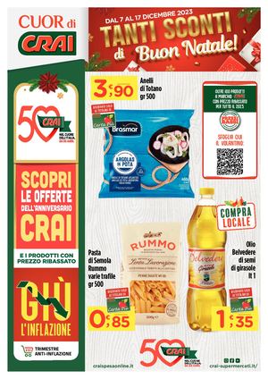 Volantino Cuor di  Crai Regina dal 7 al 17 dicembre