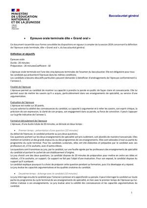 Voie G Grand Oral Doc Consolide