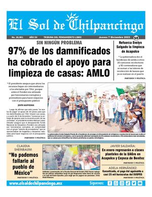El Sol De Chilpancingo 7 Diciembre 2023