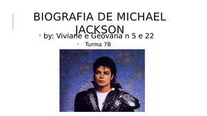 Biografia De Michael Jackson N 5 E 22