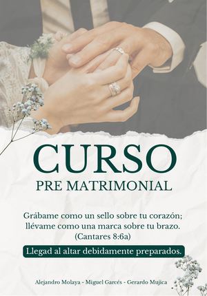 Revista Curso Prematrimonial