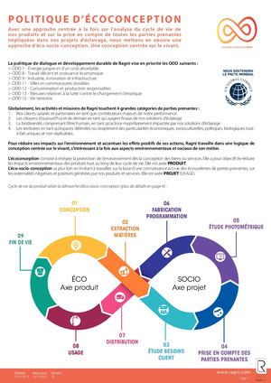 Politique Ecoconception Ragni 2023