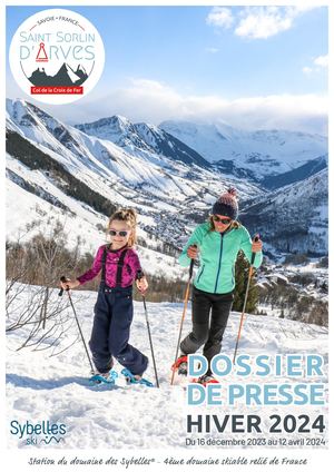 Dossier de presse Hiver 2023-2024 - Saint Sorlin d'Arves
