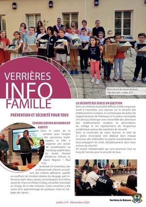 Décembre 2023 - Lettre Infos Famille