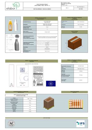 Fitqu 54 Jus Pomme Poire 1l Gautier