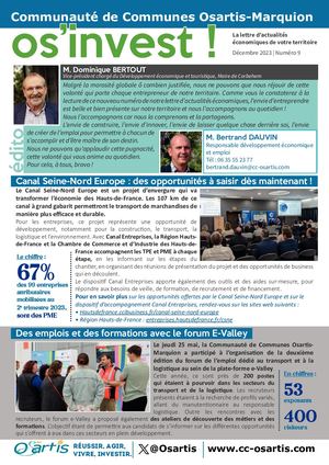 OS'INVEST N°9 - DÉCEMBRE 2023