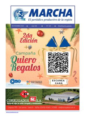 MARCHA, el Periódico Productivo del HUB REGIÓN SAN LORENZO Edición # 143 11/23
