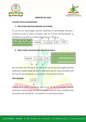 Ejemplos De Citas Y Referencias (1)