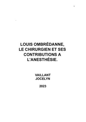 Ombrédanne Mémoire Web