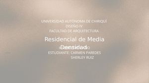 Proyecto Mediana Densidad
