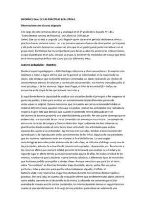 395095995 Informe Final De Las Practicas Realizadas