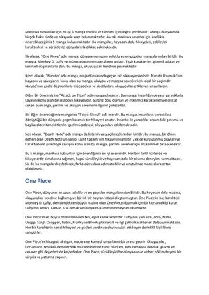 Manhwa Tutkunlarına Göre En İyi 5 Manga!