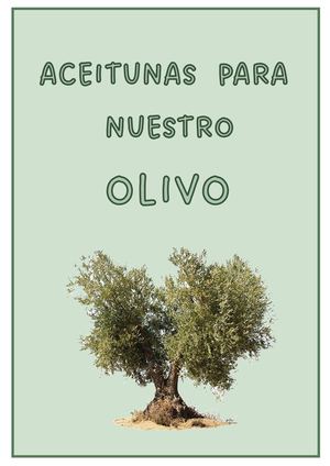Aceitunas Para Nuestro Olivo