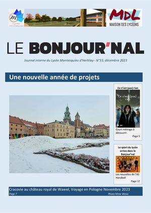Bonjour'nal 33