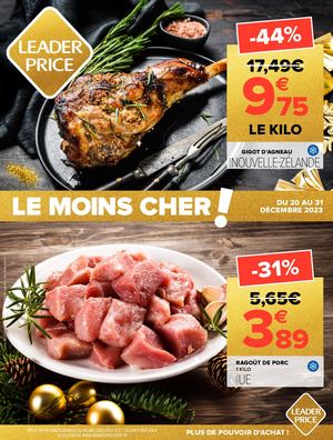 LEADER PRICE GUYANE -  "Réveillon" - 8P - S51-S52