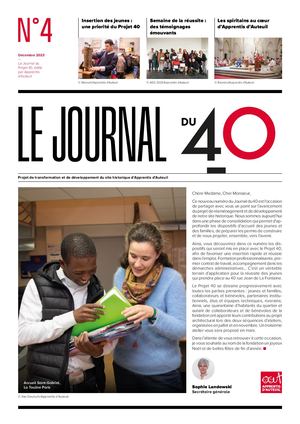 Journal du projet 40 - N°4 - Décembre 2023
