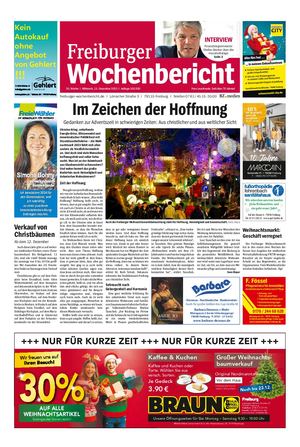 Freiburger Wochenbericht Fwb 13 12 2023