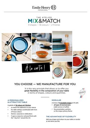 EMILE HENRY - Horeca - Mix&Match Product Sheet_EN