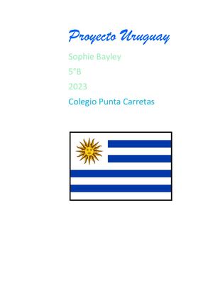 Proyecto Uruguay Sophie Bayley