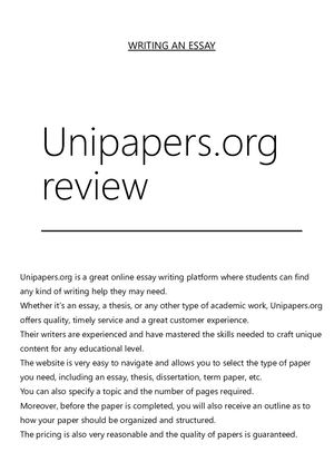 Writinganessay Org Unipapers Org Review
