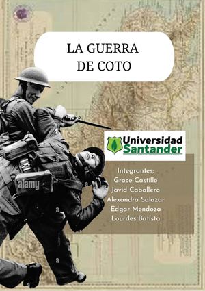 Revista De Historia Guerra De Coto