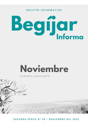 Revista Begijar Informa Noviembre 2022
