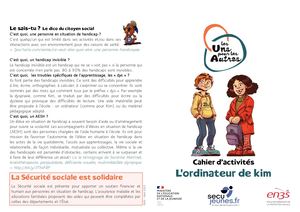 BD_L'ordinateur De Kim_Cahier D'activités