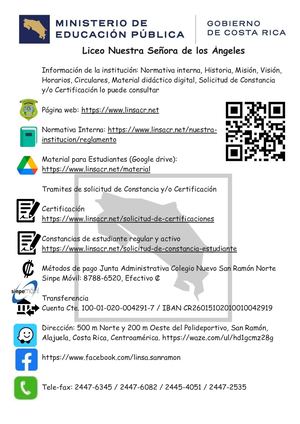 Liceo Nuestra Señora De Los ÁNgeles