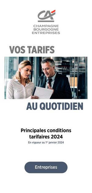 Tarifs 2024 Entreprises