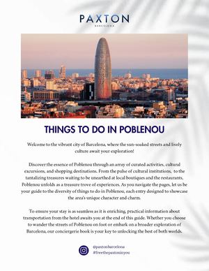 Things To Do In Poblenou