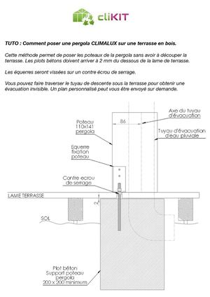 TUTO - Comment Poser Pergola Sur Terrasse Bois
