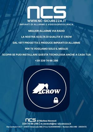 Crow Alarm e NCS proteggiamole case monzesi