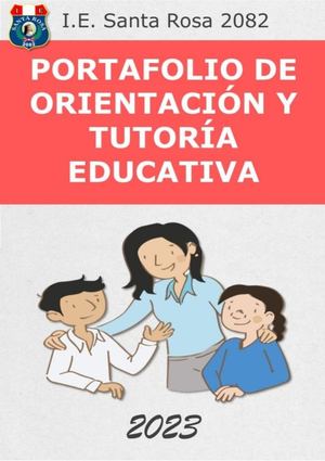 Portafolio De Tutoría
