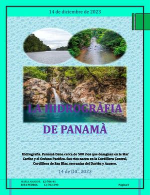 La Hidrogràfia De Panamà