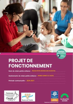 13 1- Projet De Fonctionnement RPE 2024 2027