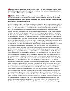 Lost Love Spells ☎️ (973) 384-3997  in Baltimore, MD Return partner - Bring back a lover