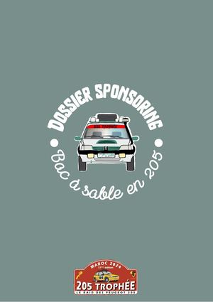 205 Trophee / Bac à sable en 205