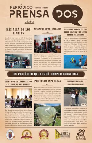 Periódico Prensados 2023-2. Tercera edición