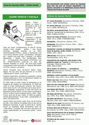 Guia Jaume Perich i Escala