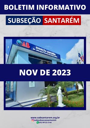 Boletim Informativo OAB Santarém Nov 2023