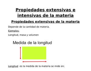 Propiedades de la materia
