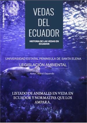 Vedas Del Ecuador